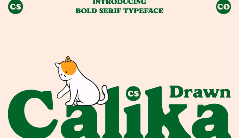 CS Calika Drawn Font