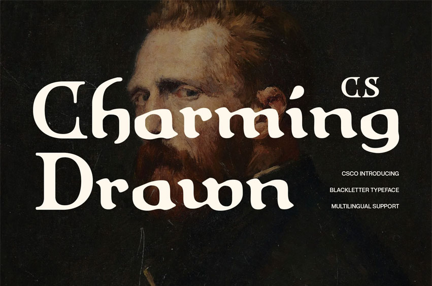 CS Charming Drawn Font