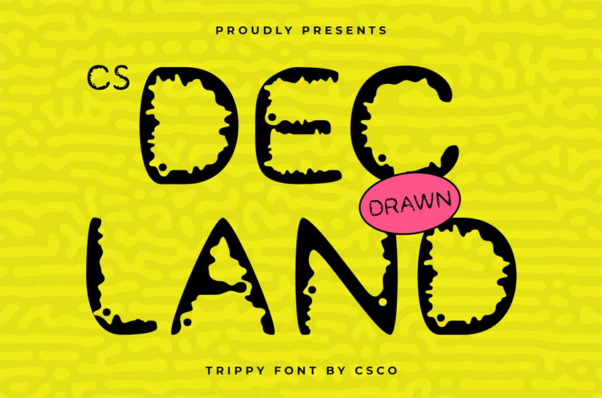 CS Decland Drawn Font