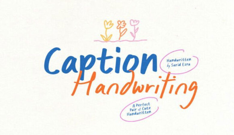Caption Handwriting Font