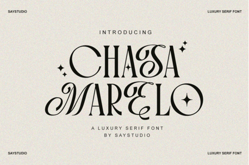 Chasa Marelo Font