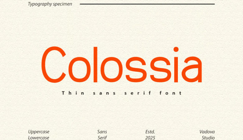 Colossia Font