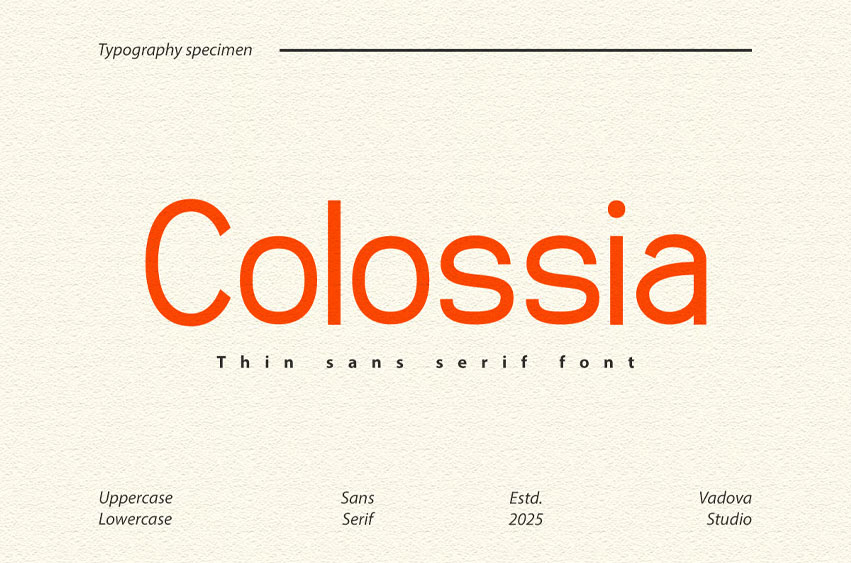 Colossia Font