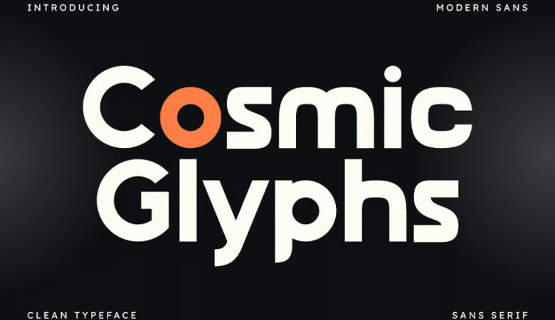 Cosmic Glyphs Font