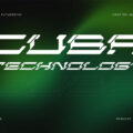 Cuba Technology Font