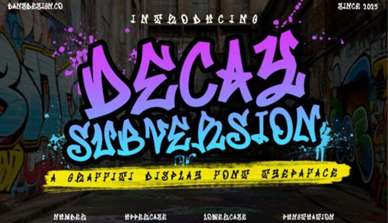 Decay Subversion Font