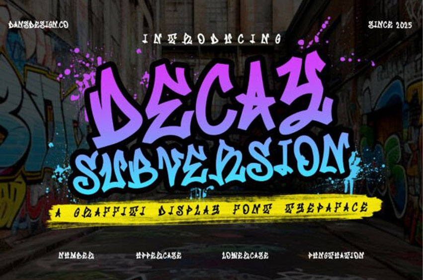 Decay Subversion Font