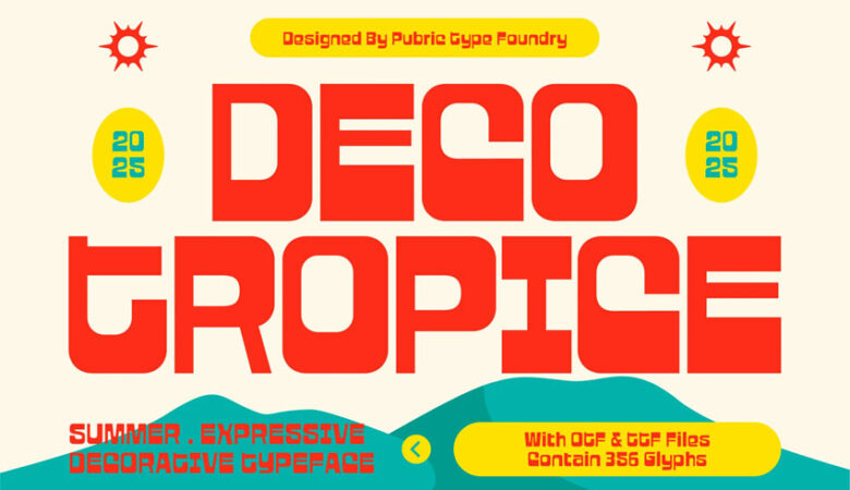 Decotropice Font