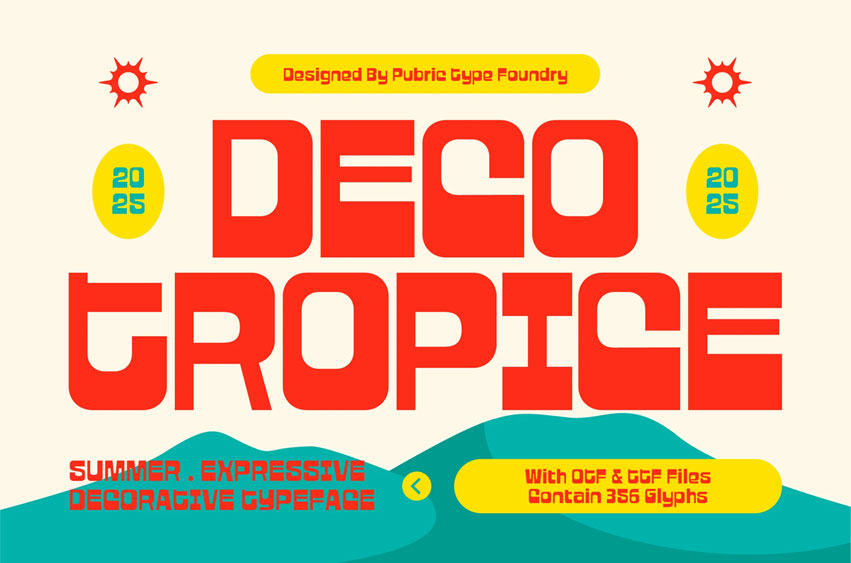 Decotropice Font