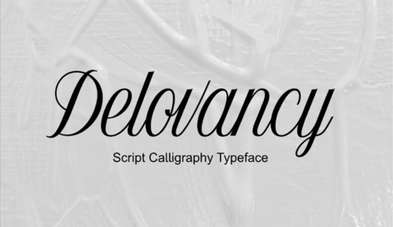 Delovancy Font