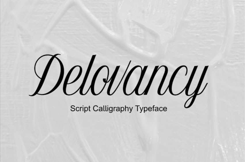 Delovancy Font
