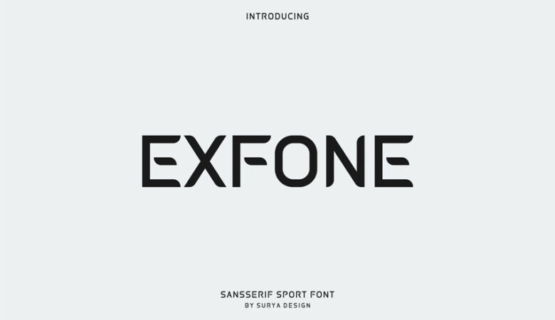 Exfone Font
