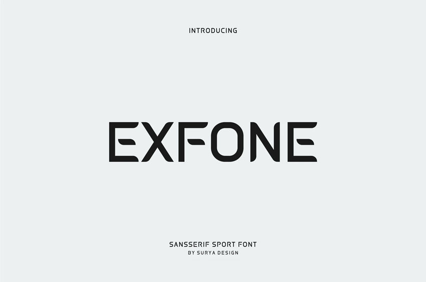 Exfone Font