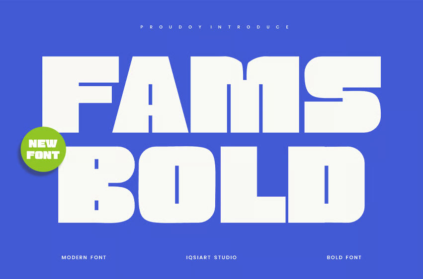 Fams Bold Font