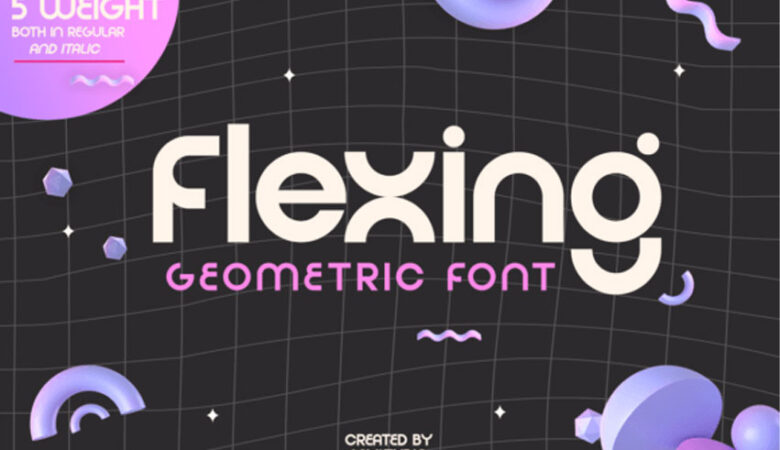 Flexing Font