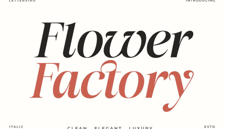 Flower Factory Font