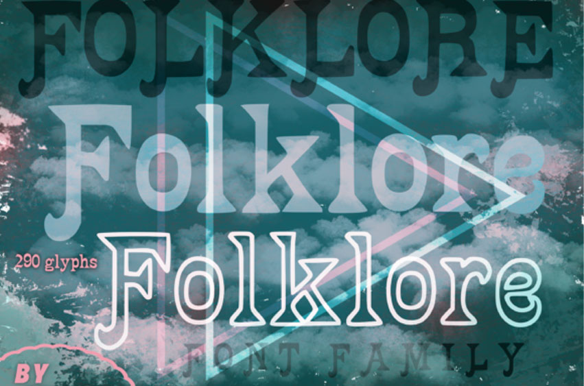 Folklore Family Font