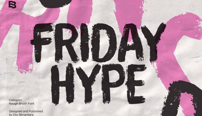 Friday Hype Font