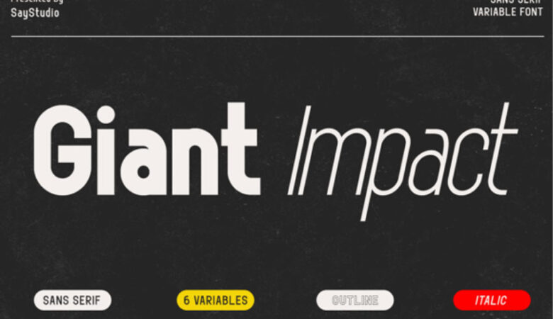 Giant Impact Font