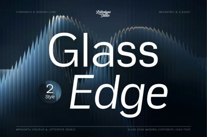 Glassedge Regular Font