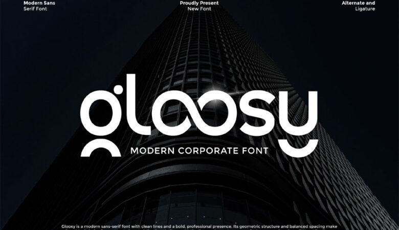 Gloosy Font