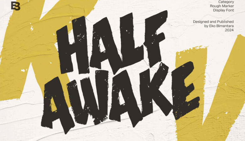 Half Awake Font