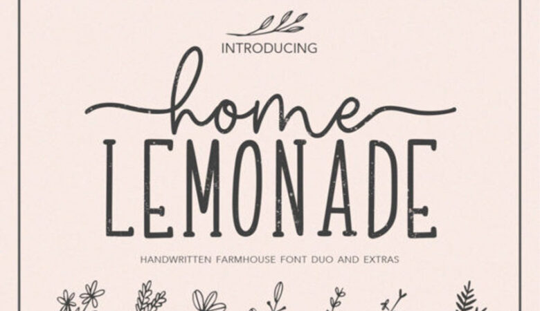 Home Lemonade Font