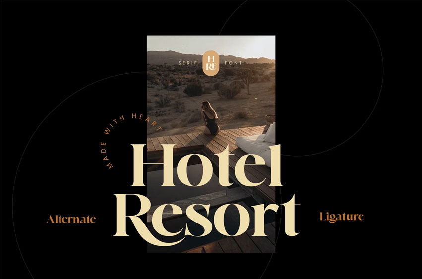 Hotel Resort Font
