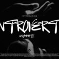 Introvert Graffity Font