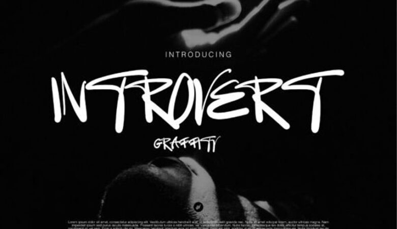 Introvert Graffity Font