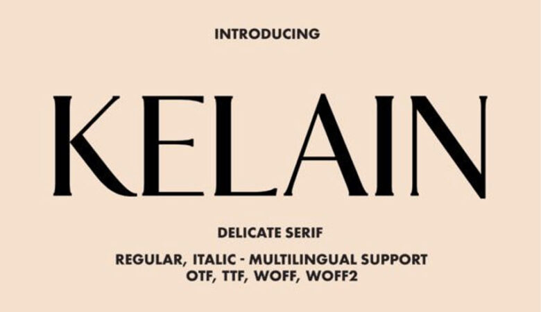 Kelain Font