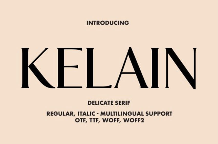 Kelain Font