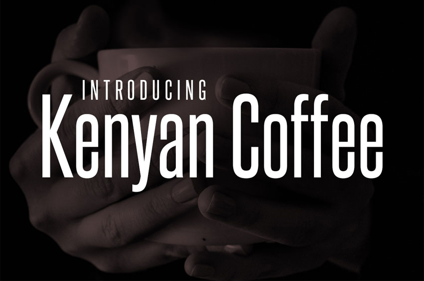 Kenyan Coffee Sans Font