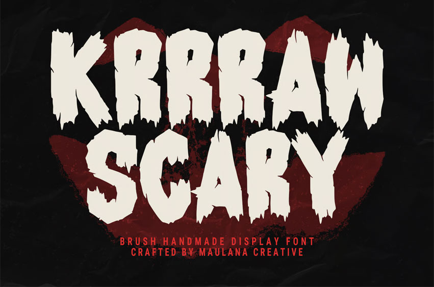 Krrraw Scary Font