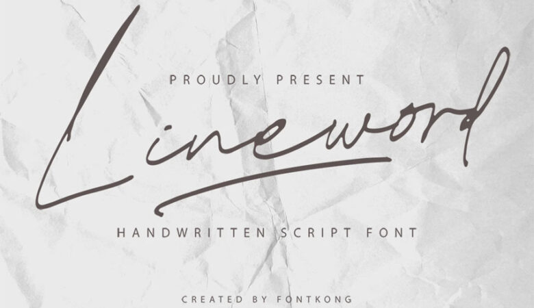 Lineword Font