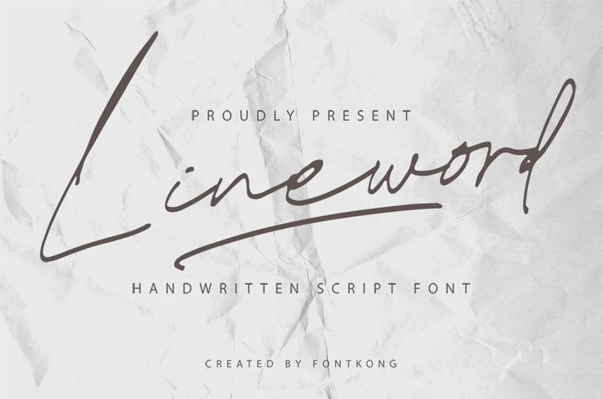 Lineword Font