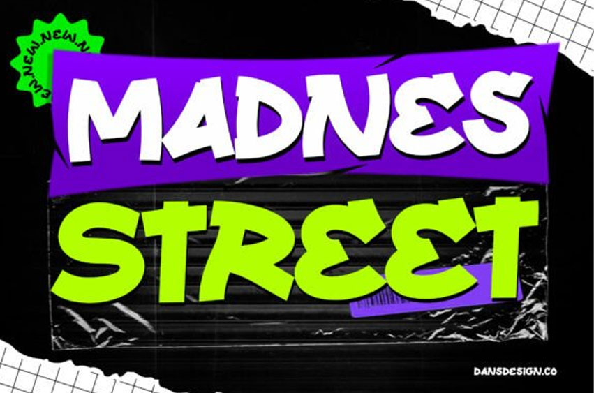 Madnes Street Font