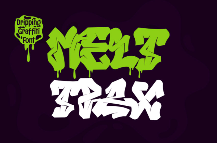 Melttrax Regular Font