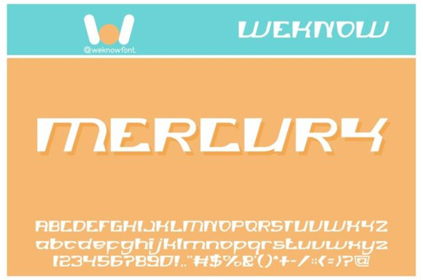 Mercury Font