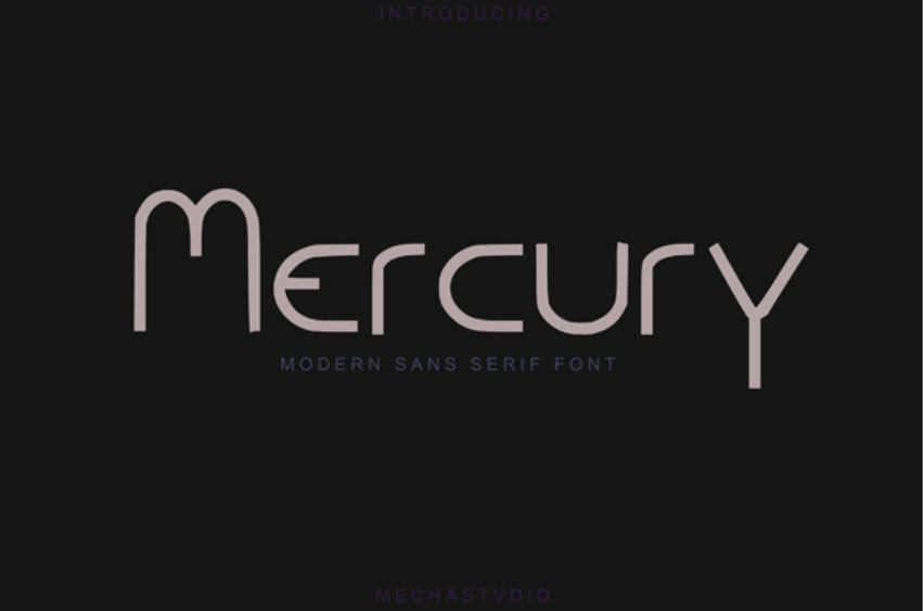 Mercury Modern Font