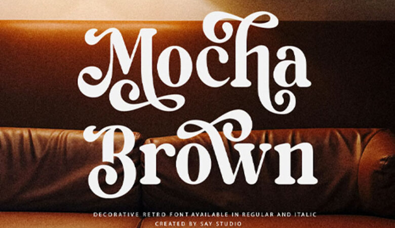 Mocha Brown Font