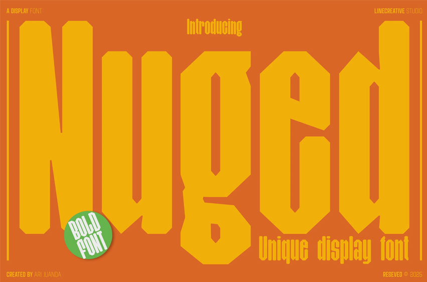 Nuged Font