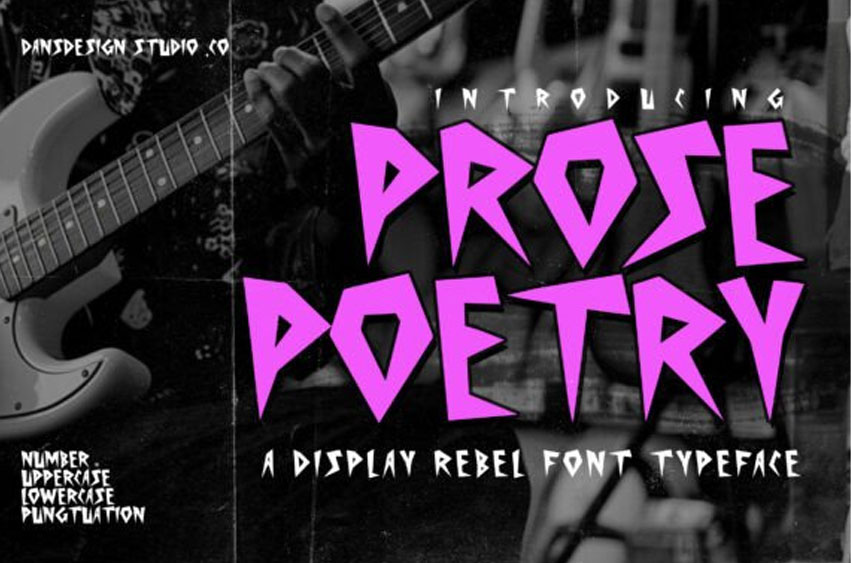 Prose Poetry Font