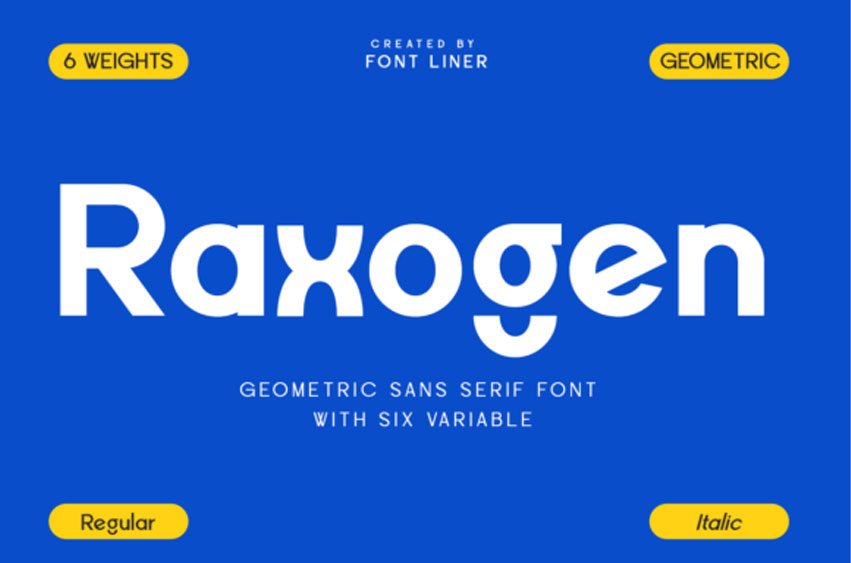 Raxogen Font