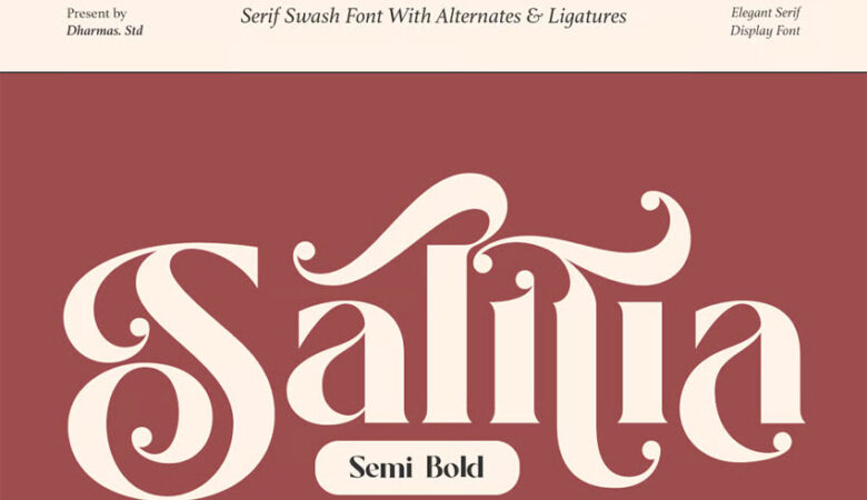 Salitia Semi Bold Font