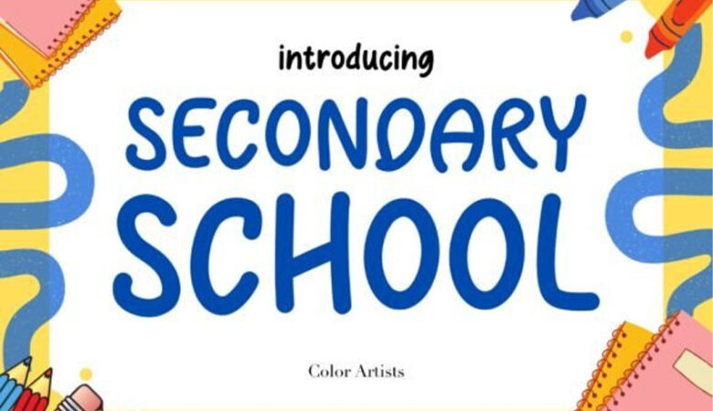 Secondary School Font