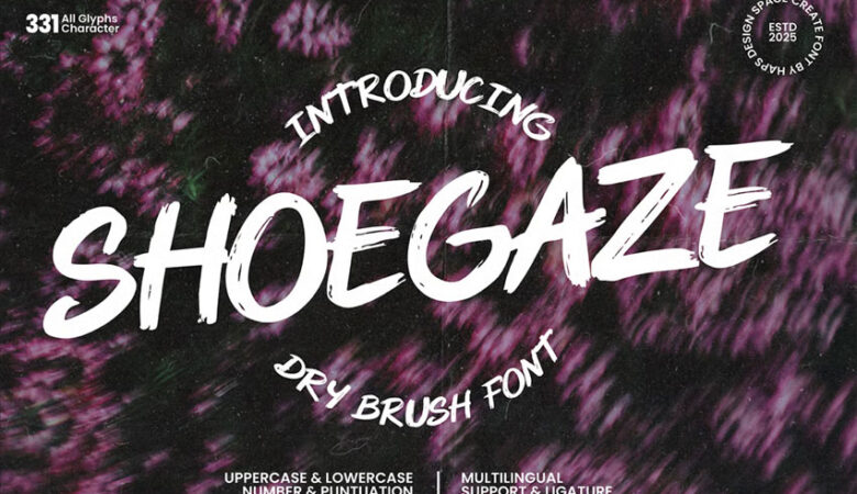 Shoegaze Font