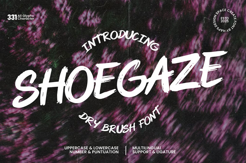 Shoegaze Font