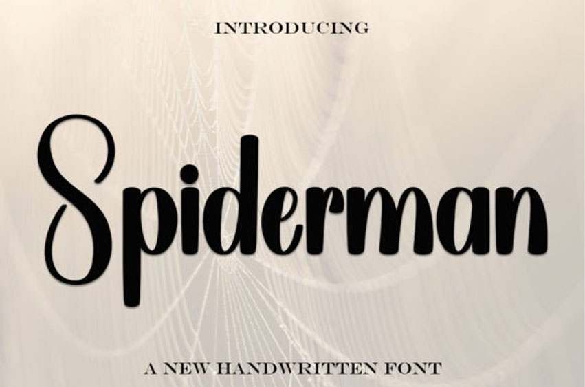 Spiderman Font