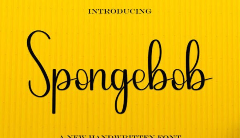 Spongebob Handwritten Font
